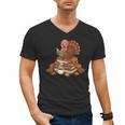 Fall Book Vintage Turkey Thanksgiving Reading Book Lovers Men's V-Neck T-Shirt Fall Book Vintage Turkey Thanksgiving Reading Book Lovers Men's V-Neck T-Shirt