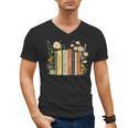 Fantasy Drama Tragedy Book Floral Subtle Men's V-Neck T-Shirt