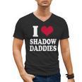 Fantasy Romantasy Book Lover I Love Heart Shadow Daddies Men's V-Neck T-Shirt
