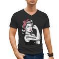 Female Librarian Rosie Riveter Book Guardian Woman Men's V-Neck T-Shirt Female Librarian Rosie Riveter Book Guardian Woman Men's V-Neck T-Shirt