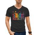 Floral Flower Book Equality Human Rights Women's Rights Men's V-Neck T-Shirt Floral Flower Book Equality Human Rights Women's Rights Men's V-Neck T-Shirt