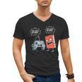 Gamer Book Lover Girl Women Bookworm Video Gaming Daughter Men's V-Neck T-Shirt