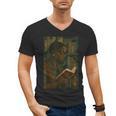 Geometric History Educated Women Teacher Book Melanin Men's V-Neck T-Shirt