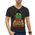 Girl Kid Reading Book Black History Month Bookworm Men's V-Neck T-Shirt