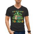 Goods Luck Read Librarian Book Patrick Days Shamrock Clover Men's V-Neck T-Shirt Goods Luck Read Librarian Book Patrick Days Shamrock Clover Men's V-Neck T-Shirt