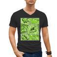 Green Comic Book Green Graphic Men's V-Neck T-Shirt Green Comic Book Green Graphic Men's V-Neck T-Shirt