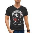 Grim Reaper Bookworm Cute Book Reading Halloween Men's V-Neck T-Shirt Grim Reaper Bookworm Cute Book Reading Halloween Men's V-Neck T-Shirt
