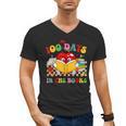 Groovy 100 Days In The Books Reading 100th Day Of School Men's V-Neck T-Shirt Groovy 100 Days In The Books Reading 100th Day Of School Men's V-Neck T-Shirt