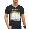 Guestbook My 21st Birthday Sign My Shirt Birthday Party Men's V-Neck T-Shirt Guestbook My 21st Birthday Sign My Shirt Birthday Party Men's V-Neck T-Shirt