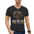 Happy 100 Days In The Books Reading Celebration Graphic Tees Men's V-Neck T-Shirt