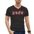 Heart Reading Books Valentine Teacher Library Book Lover Men's V-Neck T-Shirt