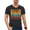Hema Definition Like A Book Club With Swords Men's V-Neck T-Shirt