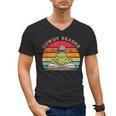 Howdy Reader Frog Reading Book Vintage Men's V-Neck T-Shirt