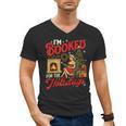 I'm Booked For The Holidays Christmas Reading Bookworm Xmas Men's V-Neck T-Shirt I'm Booked For The Holidays Christmas Reading Bookworm Xmas Men's V-Neck T-Shirt