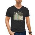 I'm Booked Tonight Cozy Floral Book Lover Graphic Men's V-Neck T-Shirt I'm Booked Tonight Cozy Floral Book Lover Graphic Men's V-Neck T-Shirt