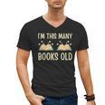 I'm This Many Books Old Read Book 2nd Birthday 2 Years Old Men's V-Neck T-Shirt I'm This Many Books Old Read Book 2nd Birthday 2 Years Old Men's V-Neck T-Shirt
