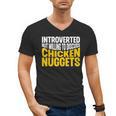 Introvert Antisocial Chicken Nugget Lover Foodie Men's V-Neck T-Shirt