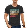 Introvert Cute Horse Lover Horse Riding Equestrian Men's V-Neck T-Shirt Introvert Cute Horse Lover Horse Riding Equestrian Men's V-Neck T-Shirt