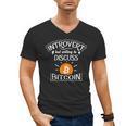 Introvert But Willing To Discuss Bitcoin Crypto Bitcoin Men's V-Neck T-Shirt Introvert But Willing To Discuss Bitcoin Crypto Bitcoin Men's V-Neck T-Shirt