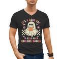 It's A Good Day To Read More Horror Books Halloween Men's V-Neck T-Shirt It's A Good Day To Read More Horror Books Halloween Men's V-Neck T-Shirt