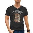It's Not Hoarding If It's Books Book Reader Lover Men's V-Neck T-Shirt