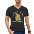 Just a Girl Who Loves Books And Capybaras Men's V-Neck T-Shirt