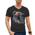Just a Girl Who Loves Books Men's V-Neck T-Shirt