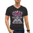 Just a Girl Who Loves Books Reading Book Butterfly Bookworm Men's V-Neck T-Shirt