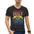 JUST ONE MORE CHAPTER Fun Reading Book Lover Men's V-Neck T-Shirt