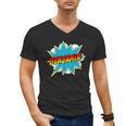 Kids Boys Benjamin Name Personalized Superhero Comic Book Men's V-Neck T-Shirt