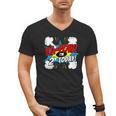 Kids Ka-Pow 2 Years Old Kids 2nd Birthday Comic Book Super Hero Men's V-Neck T-Shirt