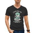 Kids I Read Past My Bedtime Cute Book Dragon Pajama Men's V-Neck T-Shirt