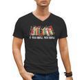 If You Know You Know 6 7 Six Seven Meme Floral Book Lover Men's V-Neck T-Shirt
