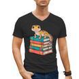 Leopard Gecko Book Lover Reading Men's V-Neck T-Shirt Leopard Gecko Book Lover Reading Men's V-Neck T-Shirt