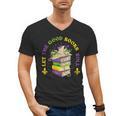 Let The Good Books Roll Mardi Gras Reading Men's V-Neck T-Shirt