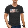 Liberty And Literature For All Reading USA Book Lover Men's V-Neck T-Shirt