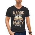 Librarian A Book A Day For Book Lover Reading Library Men's V-Neck T-Shirt