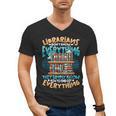 Librarian Book Lover Library Librarian Men's V-Neck T-Shirt Librarian Book Lover Library Librarian Men's V-Neck T-Shirt