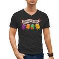 Librarian Let's All Go To The Library Cute Groovy Book Lover Men's V-Neck T-Shirt