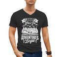 Library Where The Adventures Begin Librarian Book Readers Men's V-Neck T-Shirt