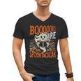Library Halloween Book Lover Ghost With Books Men's V-Neck T-Shirt Library Halloween Book Lover Ghost With Books Men's V-Neck T-Shirt