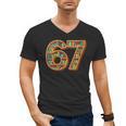 Literary 67 Bookshelf Six Seven Reading Meme Men's V-Neck T-Shirt