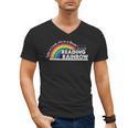 Take A Look It's In A Book Retro Reading Book Lover Men's V-Neck T-Shirt Take A Look It's In A Book Retro Reading Book Lover Men's V-Neck T-Shirt