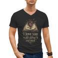 I Love You To The Library And Back Anatomical Heart Book Men's V-Neck T-Shirt I Love You To The Library And Back Anatomical Heart Book Men's V-Neck T-Shirt