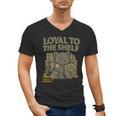 Loyal To The Shelf Knight Panther Book Lover Men's V-Neck T-Shirt Loyal To The Shelf Knight Panther Book Lover Men's V-Neck T-Shirt