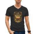 The Magic Of Books Vintage Style Reading Lover Cat & Tea Men's V-Neck T-Shirt