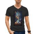 Magical Book Floral Coffee Books Nature Fantasy Men's V-Neck T-Shirt