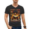 Man Reading Book Black History Month Book Lover Afro Men's V-Neck T-Shirt Man Reading Book Black History Month Book Lover Afro Men's V-Neck T-Shirt