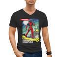 Marvel Comics Deadpool Vintage Book Art Men's V-Neck T-Shirt