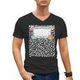 Matching Group Halloween Teacher Composition Book Notebook Men's V-Neck T-Shirt Matching Group Halloween Teacher Composition Book Notebook Men's V-Neck T-Shirt